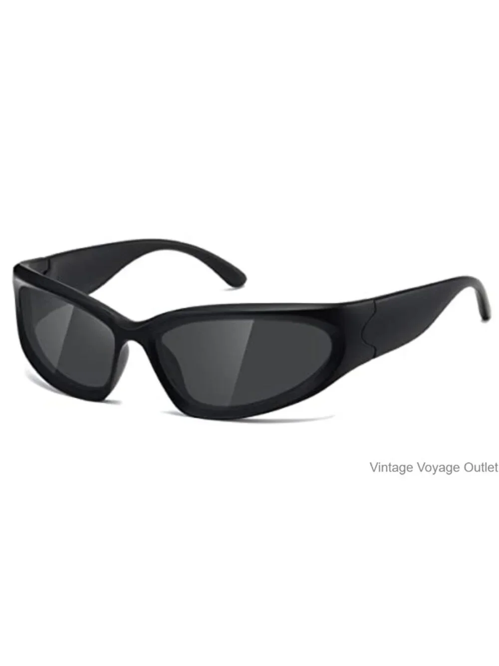 Y2K Polarized Sunglasses Oval UV400 Protection Sport Wrap Around Shades for